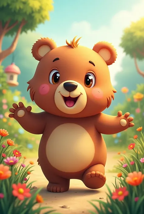 animated bear