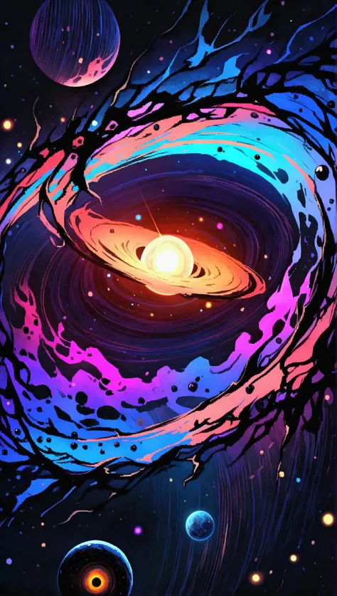 universe, wallpaper,  Black Hole , Dark