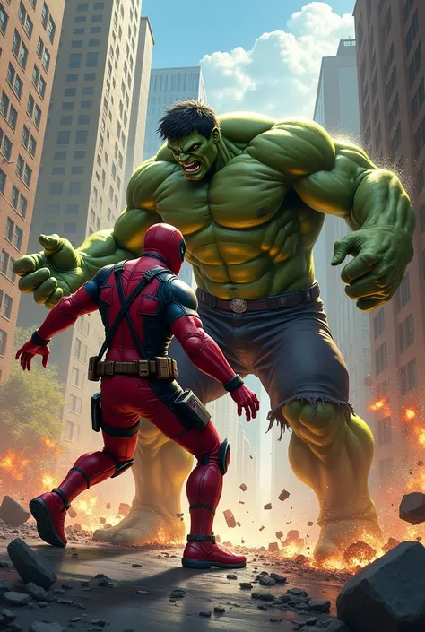 Hulk vs Deadpool