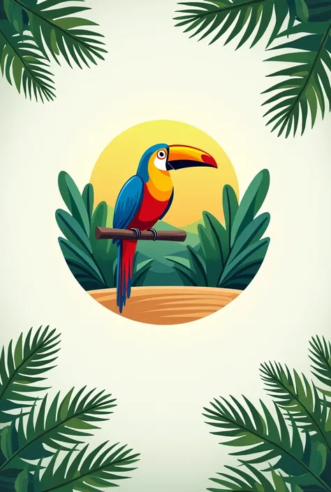 create a corporate logo for a tropical travel company