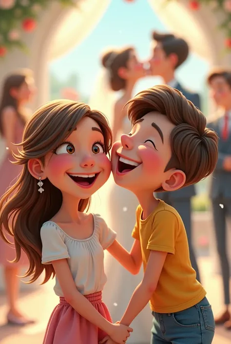 natural funny message Love image girl and boy with wedding Couple  with couple 