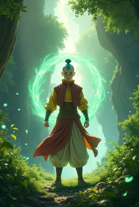 Aang dominating the Life element 🌿