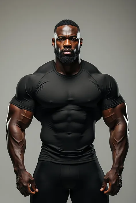 make a black man muscular shirt less