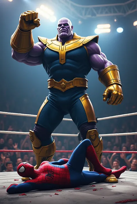 Thanos ne Spider man ko maar diya he WWE ring 