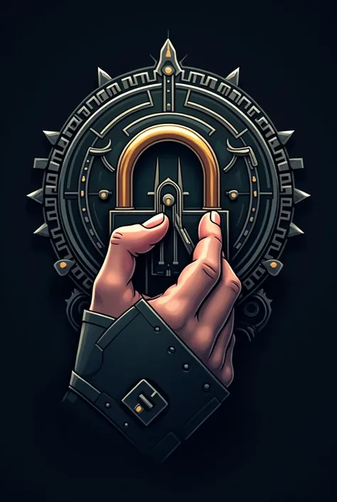 Lock picking logo.