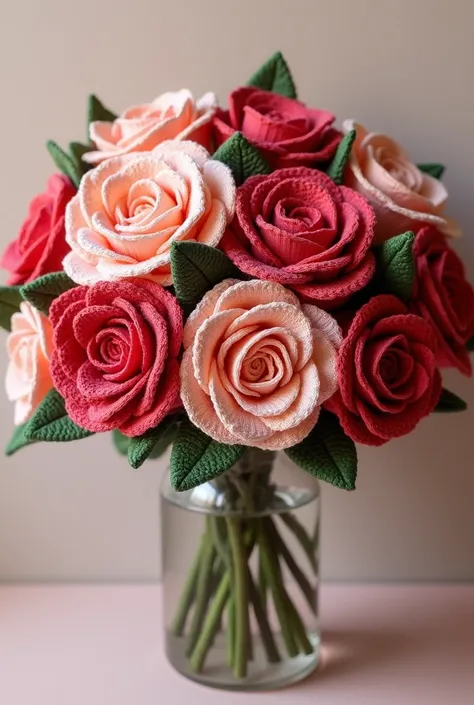 Crochet roses