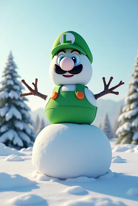 Luigi snowman ☃️