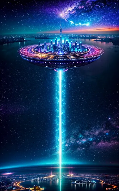 Spectacular views, Future City,god秘的,  Vivid , is glittering, magic ,  Surrealism,god々Shii, 素晴らShii, The little star ,美Shii景色, Inspiring Scenery, Spectacular Scenery ,Breathtaking Scenery 