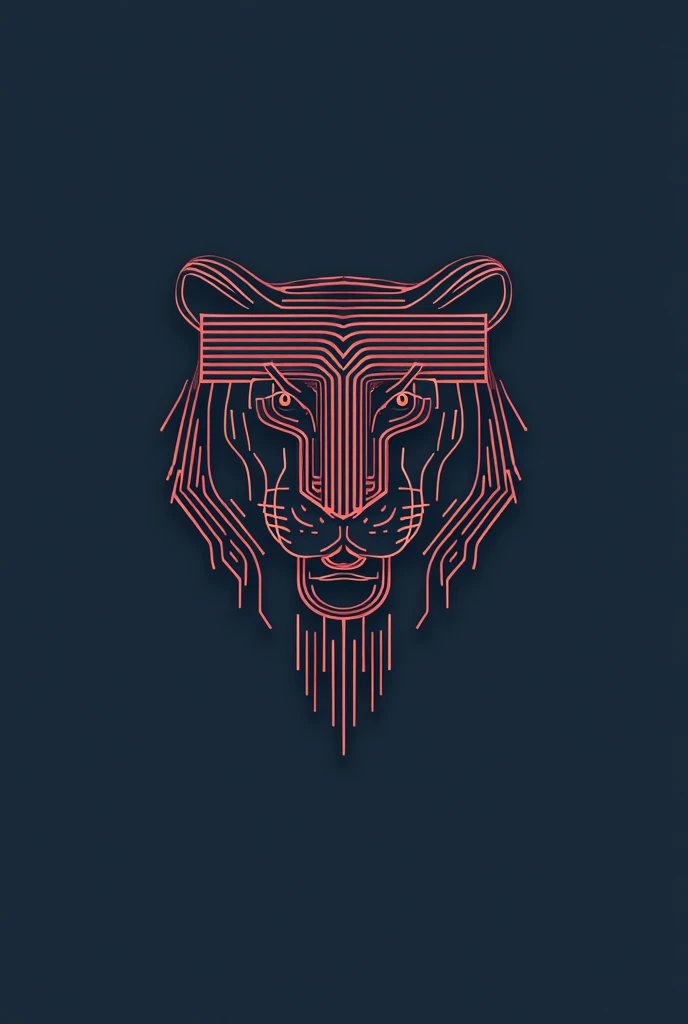 "Design a modern logo with letter T. The logo should include an abstract tiger-inspired element with Leter T. Integrate digital and tech-inspired patterns like circuits, geometric shapes, or futuristic lines to represent the companys expertise in laptops, ...