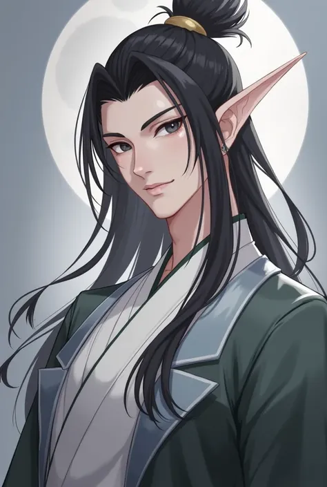 動漫-穿著白色的Fairy spirit古風裝拿長劍的25歲青年的風格形象,  Sekado-Inspired Character Portrait , Pixiv, new painting,, Zhao Yun, Liulian Art Style , Xianxia, Xianxia hero,  Handsome Man in Demon Blade Style , anime handsome guy， Black long hair ， Crown Cap Hair ，Taoist chief，...