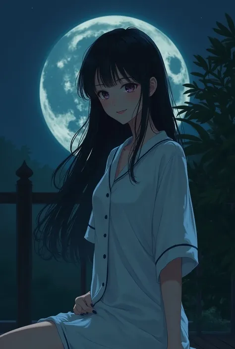  todays beauty
Prompt : slightly feverish Japanese girl sleepwear cool view style、、Tropical night 、 has a slow and happy expression with bad manners 、 its the smell of love 、Its alcohol and smoke 、 Black moonlit night 、 Tired and feverish 、 a quiet midsumm...