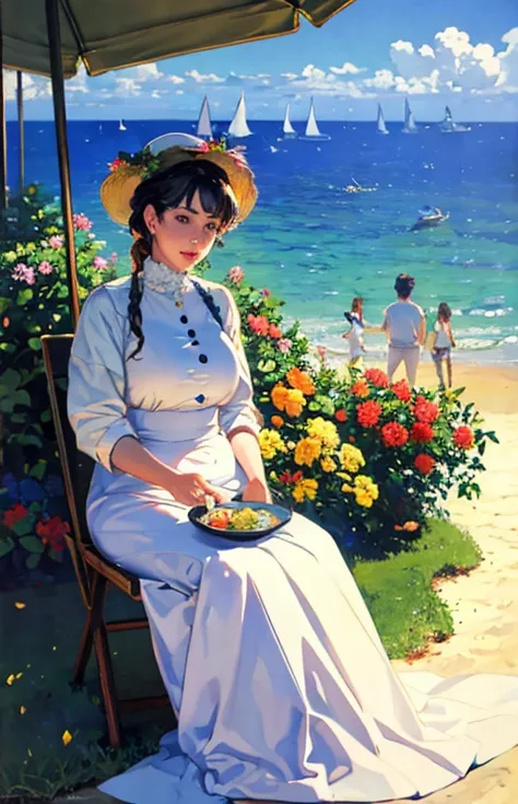  Beautiful oil painting of the Canaries in Claude Monets style、Baby kitsune， • Slice an orange and put it in iced tea .、 relax while watching the ocean 。
 • When the summer sun passes over the beach 、 Life is fresh and fun 。
 • My time in the Canaries is q...