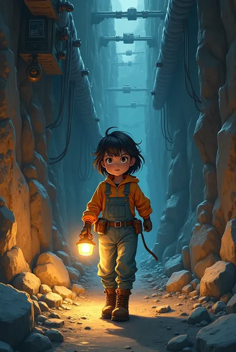 Anime about a mining girl but in a mine