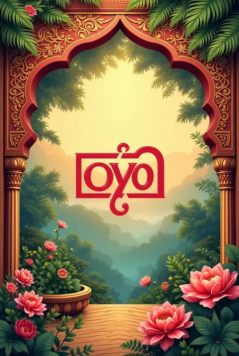  An Indian Banner for hotel name(OYO) 