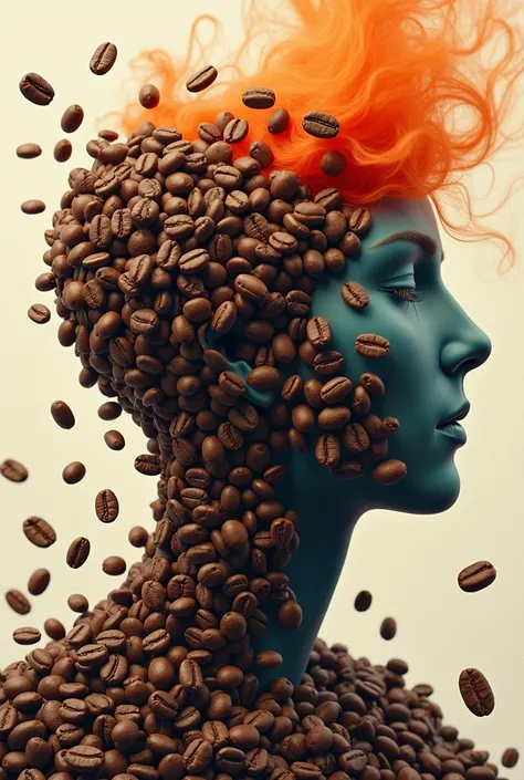 contemporary psychological color coffee beans with rhythm