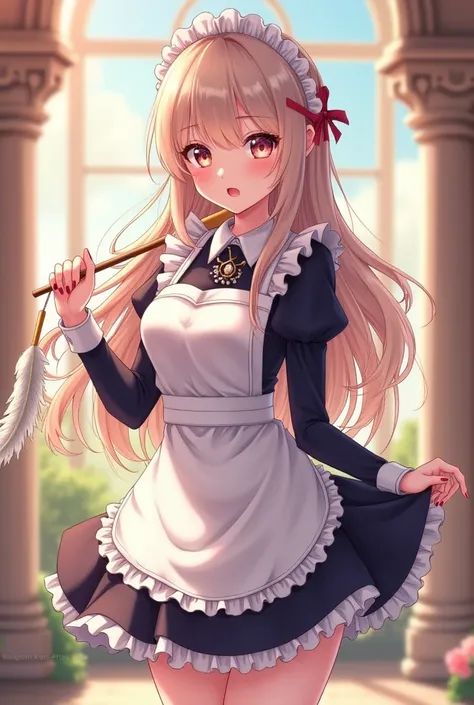 Anime sexy maid