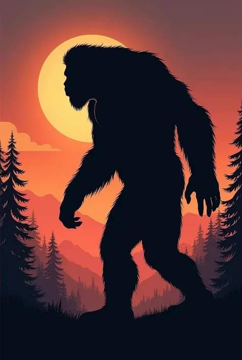 Bigfoot, silhouette