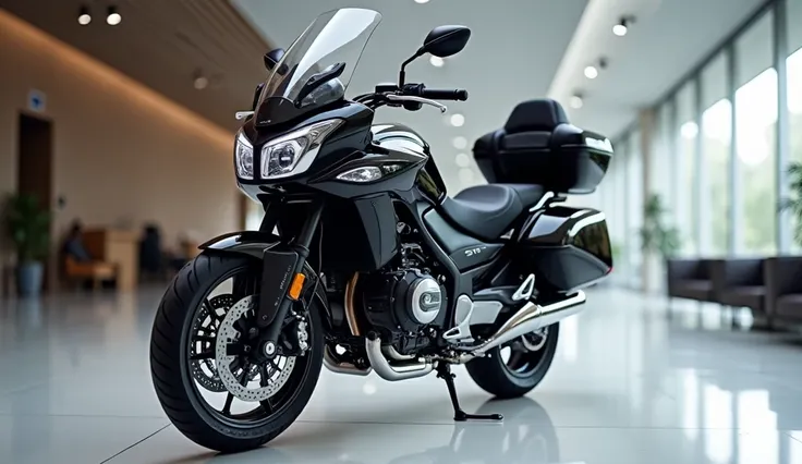 2025 Honda st 1300 pan European Left side  view in standard showroom 4K ultra HD image 