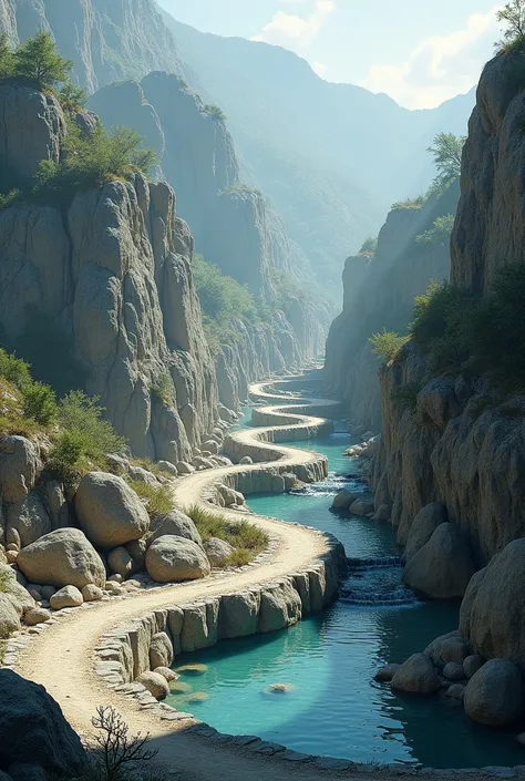 Roads, baths, lots of rocks