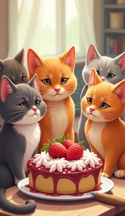 Cats can’t taste sweetness, so your dessert is safe!