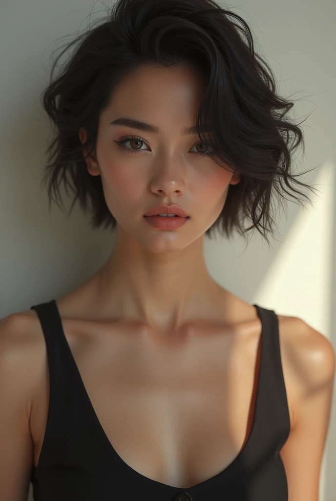 Short-haired beauty