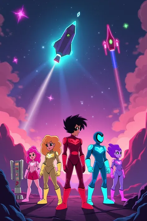 Steven Universe as an 80’s sci fi movie in the vein of Flash Gordon