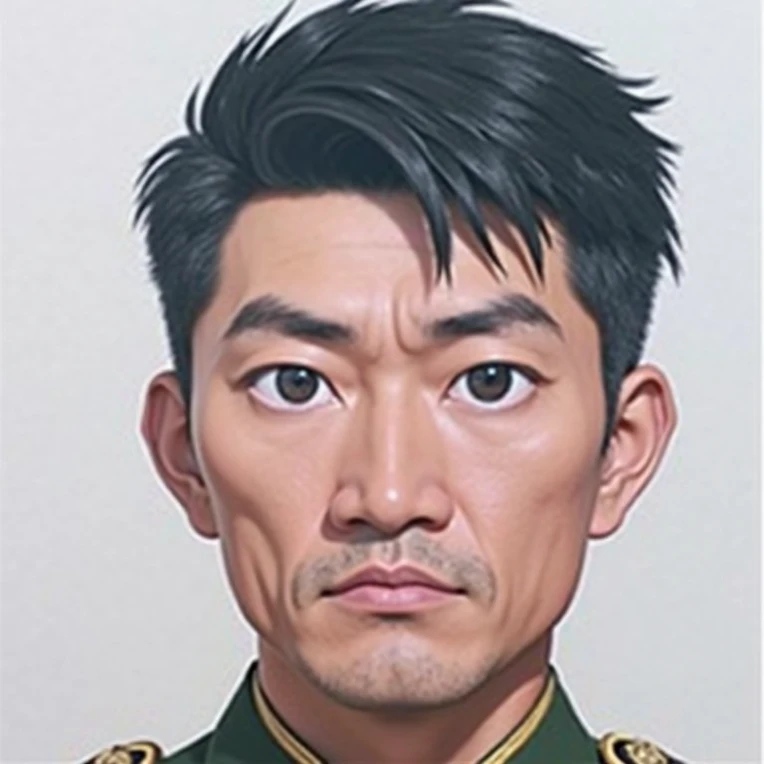 Make this person a Japanese military officer