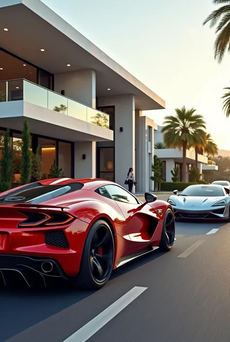 sports cars, and luxury homes