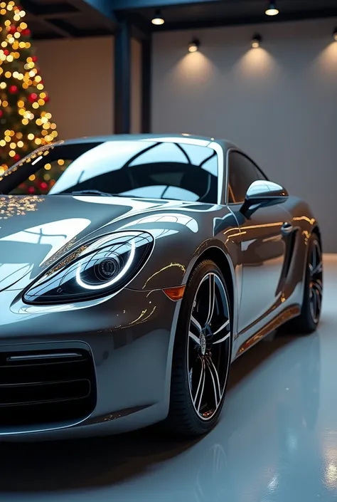 Image of a luxury car for a Christmas vehicle cleaning competition