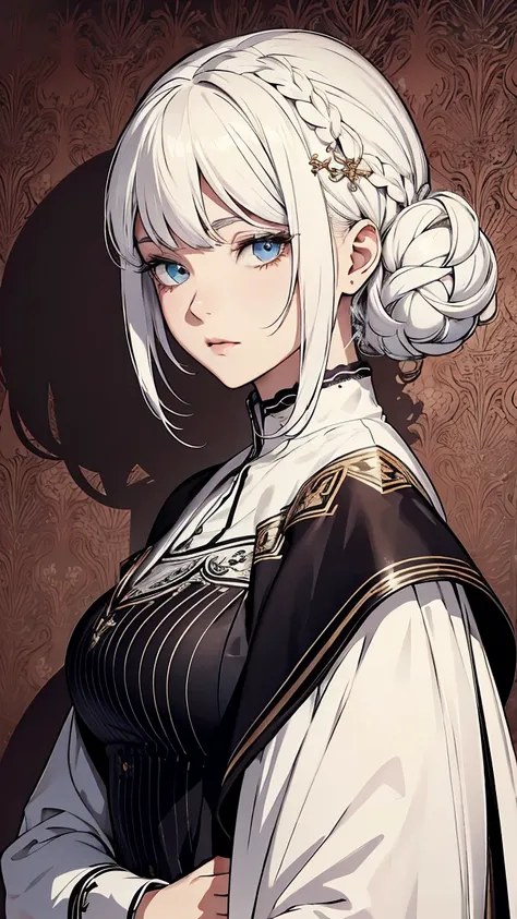 White hair, beautiful, high resolution, high quality wallpaper