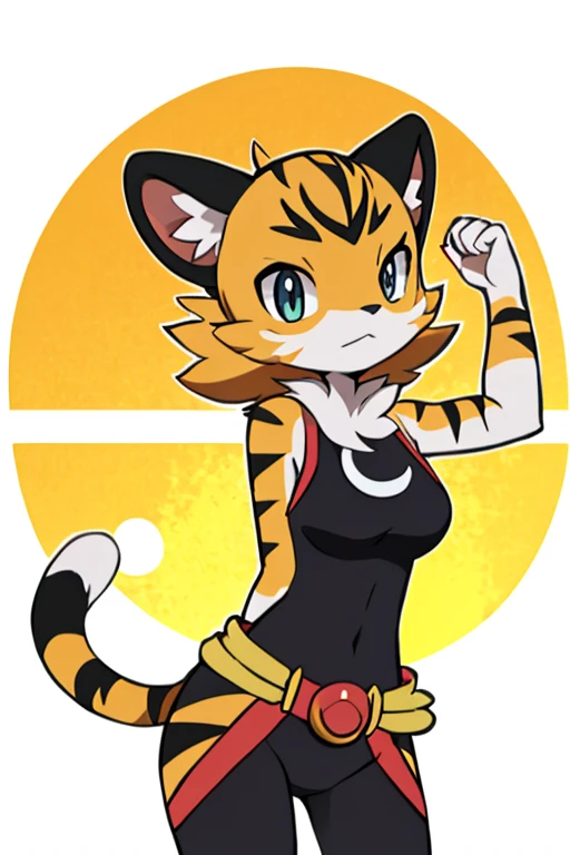 Female furry shagayeg tiger alola pokemon sun and moon style 