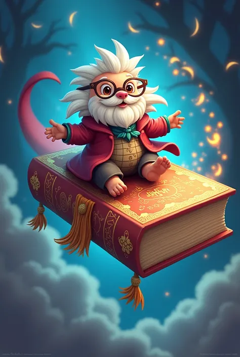  Heimerdingers mascot , What is called Porofesor  (Arcane)  on a magic carpet that is a book 