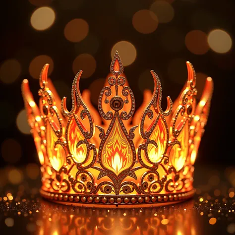 Beauty Pageant crown inspiration from flame