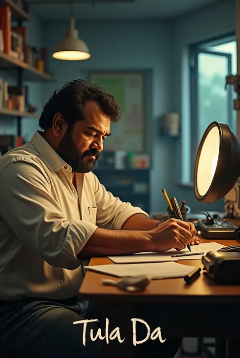 Kerala film star Mohanlal working in that Tula da