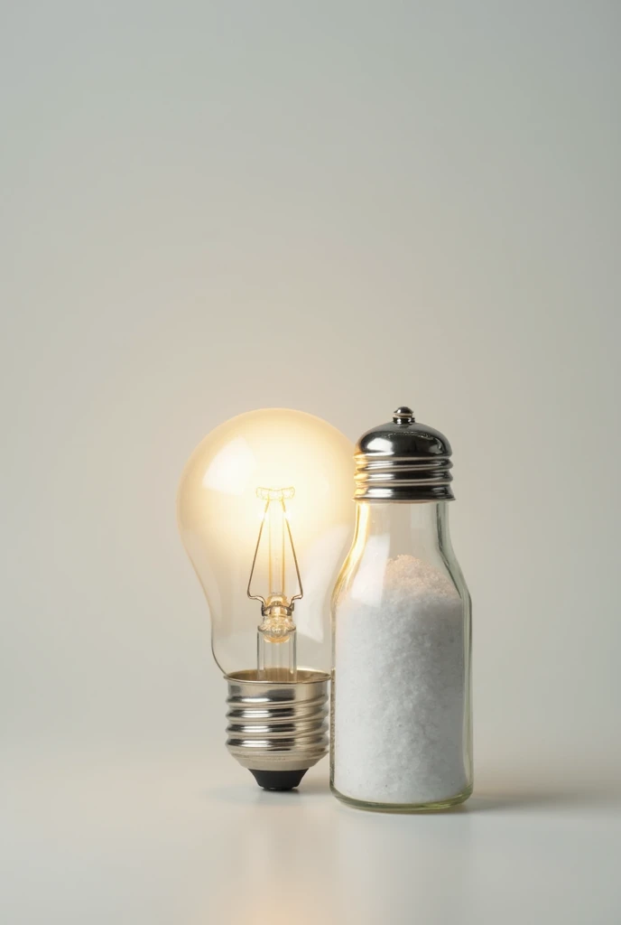 I need a photo for a WhatsApp group , What does a bulb and salt shaker have,  And to say the phrase Salt and Light Warnings