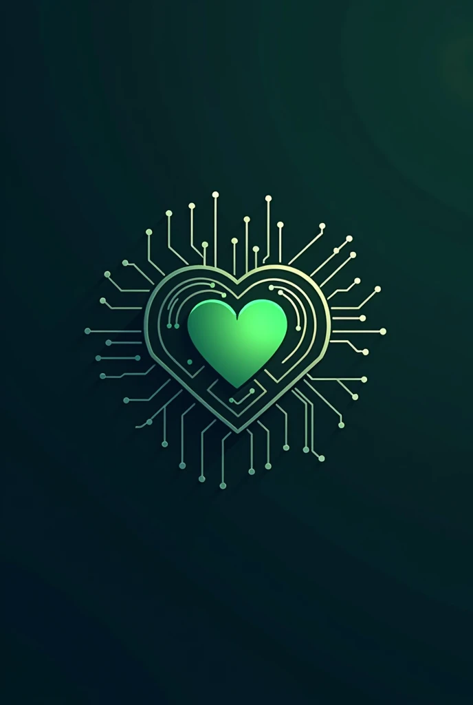 element： The combination of a heart shape and microchip 。
Design description ： logo Now， The circuit part uses silver gray or dark gray ， The circuit and dotted lines of the ，象征着science and technology感与关爱。 The heart-shaped circuit board with a simplified p...