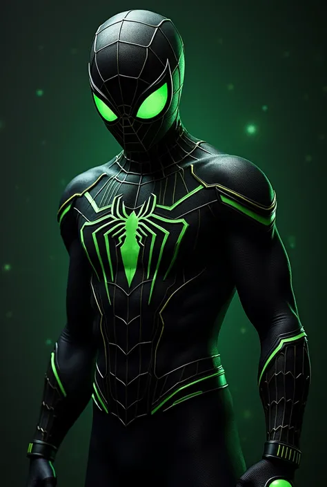 Spider man as Ben 10 Alien X, wearing omnitrix watch in hand, using omnitrix, black suit, new suit, high resolution, best quality, highly detailed, realistic, masterpiece, indian, indian dress, detailed, indian symbols on mask, realistic dark background