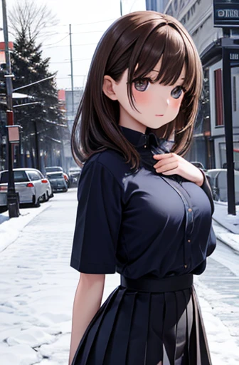  detailed face ,  very detailedな目,


woman, ((  Masterpiece ,   best quality )),  detailed skin,  very detailed,  movie lighting,  super realistic, ,  watch viewers, 
,  brown hair, , Portraiture, Outdoor, snow,   clevis,   small breasts,   wide hips,  Thi...