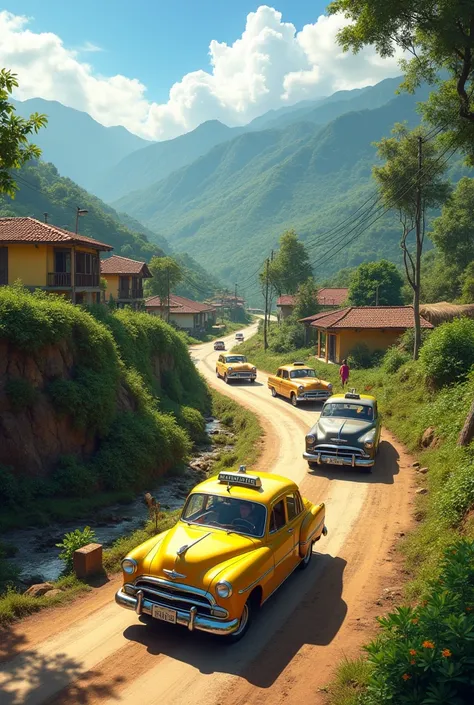 Taxis in the country Ecuador