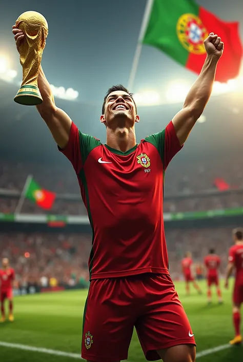 Ronaldo with worldcup