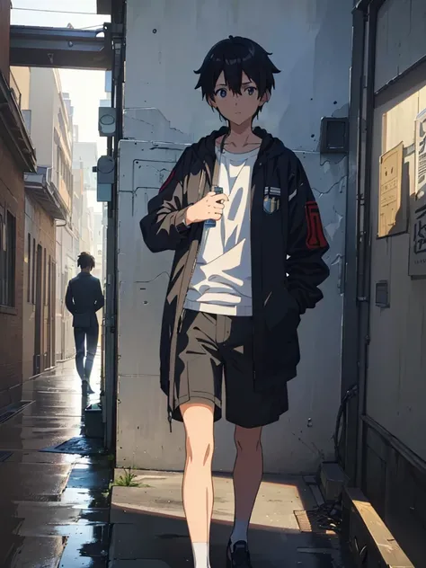 (Makoto Shinkai: 1.) 3),(Makoto Shinkaiスタイル:1.2),Zcshinkai(style),,( best quality, high definition ,4K,8K resolution:1.2, high definition ,Ultra HD:1.1, super detailed:1.1),( fine detail:1.3),(anime的:1.3),(anime),anime男子, protagonist art,Illustration,Fresh...