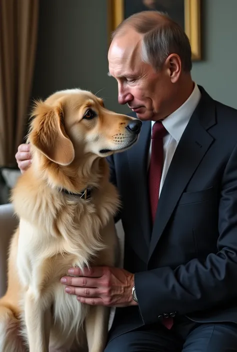 Putin has sexual intercourse with a dog


