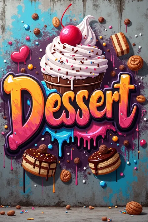 Create Me Dynamic Dessert Graffiti