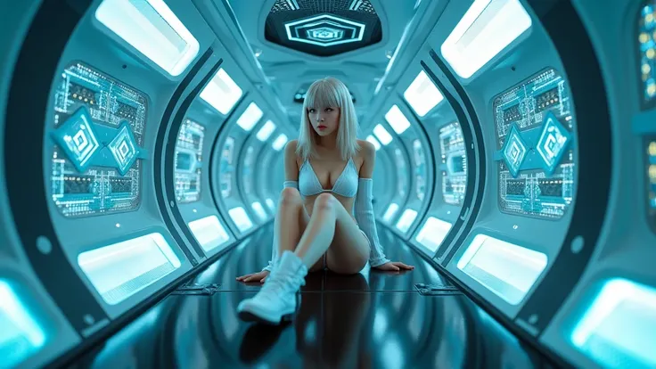 (sfw:2.0),

8k,
(Top Quality), (Ultra Definition),
Masterpiece, high quality, high resolution,
background-centered composition,
perfect anatomy,
 Fujifilm XT3,

break,


(Background　The interior of a futuristic spaceship, sleek and modern, designed with a ...