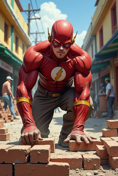 If Flashs profession were a bricklayer in Brazil