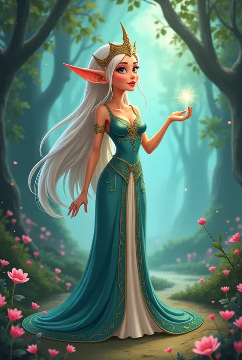 Elf queen cartoon 