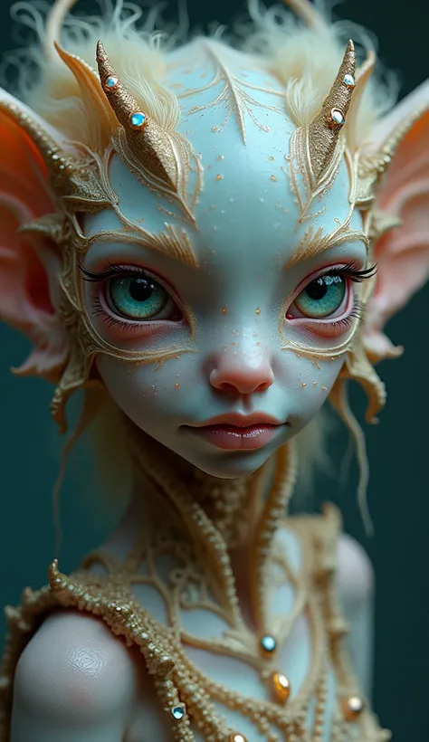 Adorable Little "Ornate Boulder Opal Goddess Photo Portrait!!" Breathtaking Fantasycore Artwork By Android Jones, Jean Baptiste Monge, Alberto Seveso, Erin Hanson, Jeremy Mann. Intricate Photography, A Masterpiece, 8k Resolution Artstation, Unreal Engine 5...