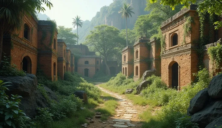 a indian village like ruins 