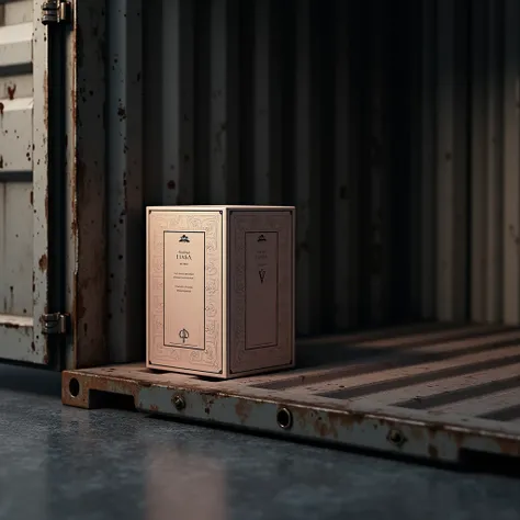 An image of a perfume box inside a shipment