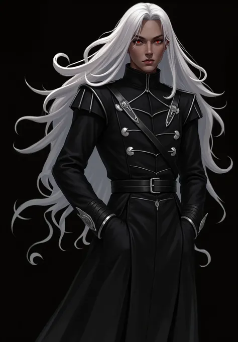 Kael

Physical Description :  Kael is an enigmatic looking vampire . Her snow-white hair contrasts intensely with her black skin,  that exudes an aura of mystery .  His red eyes are penetrating , almost hypnotic,  reflecting the pain of a past marked by th...